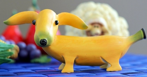 собачка из банана