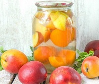 Компот из персиков на зиму - 10 самых простых и вкусных рецептов