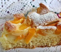 Пирог с персиками свежими - 9 самых простых и вкусных рецептов