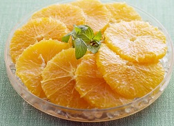 кружочки апельсин