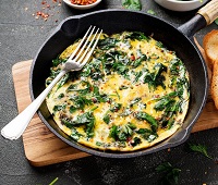Вкусные рецепты омлета со шпинатом - простые и полезные идеи для завтрака